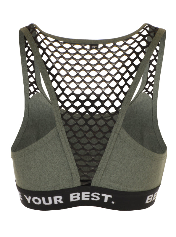 Alba Sports-BH for kvinner Dusty green