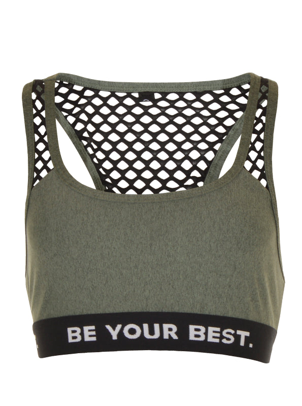 Alba Sports-BH for kvinner Dusty green