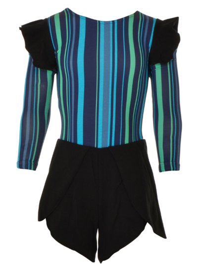 Catsuit | NS-167 | Outlet Blue Stripe
