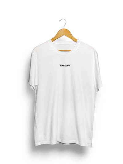 FACEOFF Classic t-skjorte | Unisex Hvit