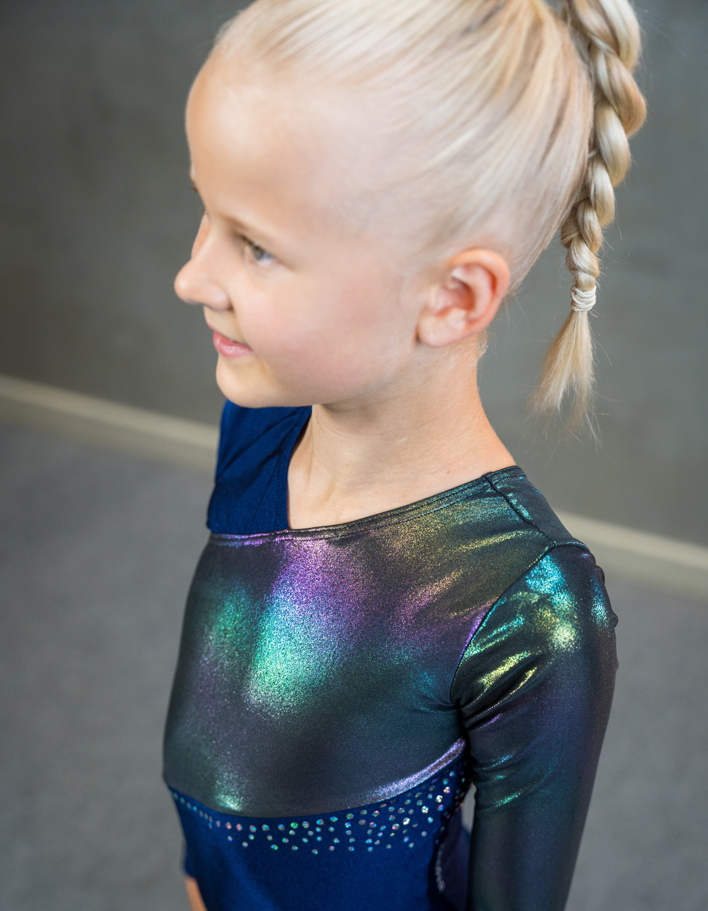 Sally heldrakt - Navy/Rainbow