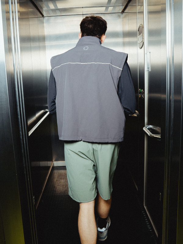 Tech belteshorts | Unisex Dusty green