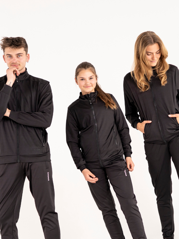 Basic fullzip | Unisex Svart