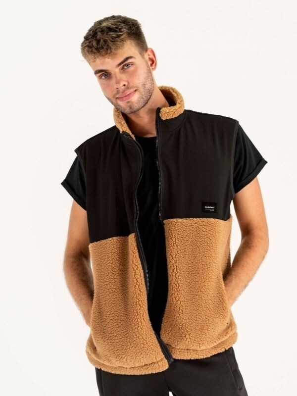 Teddyvest | Unisex Svart