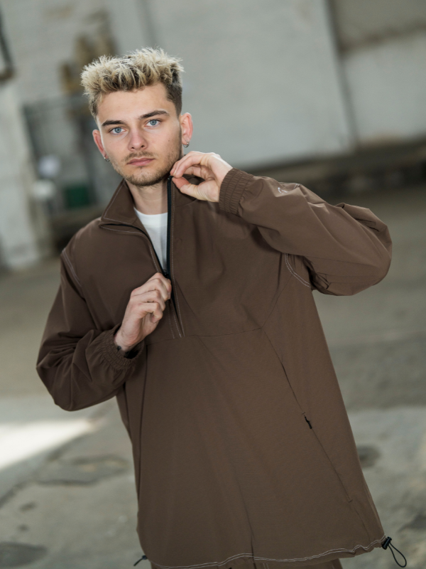Tech anorakk 02 | Unisex Brun