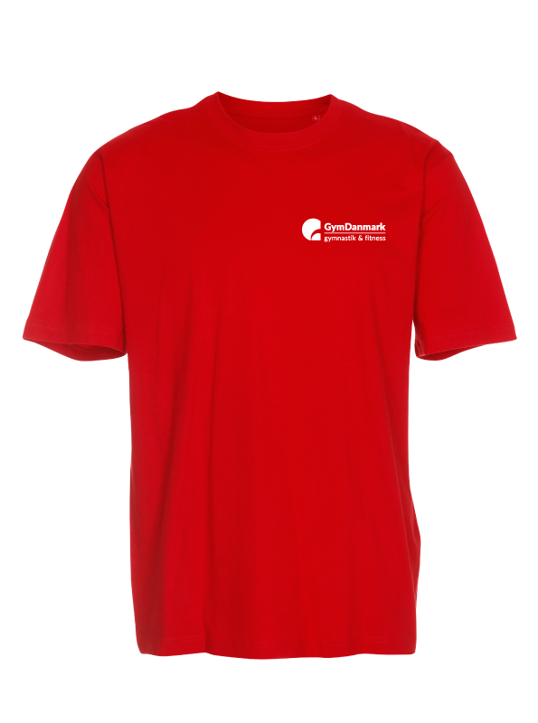 GymDanmark T-skjorte | Unisex | Rød