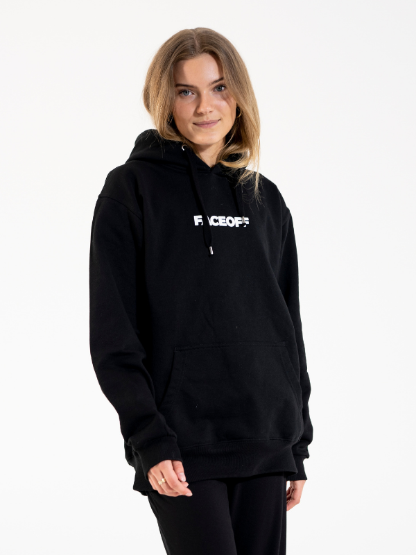FACEOFF Classic Hoodie | UNISEX Svart
