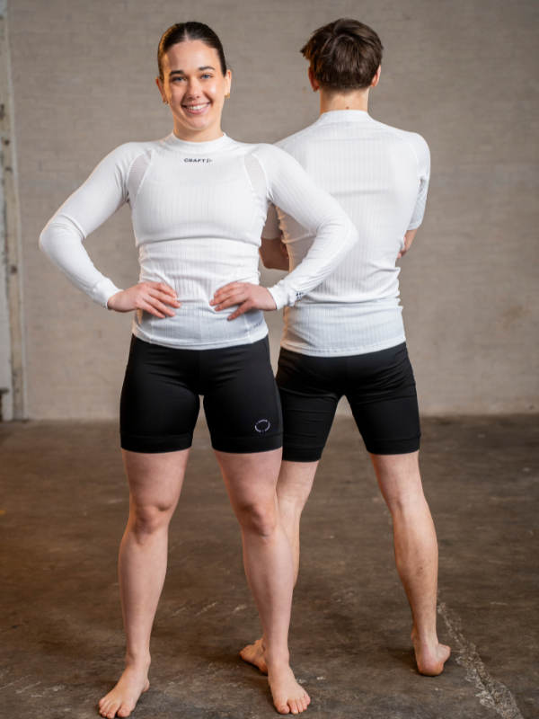 Rosa shorts med lomme I Unisex