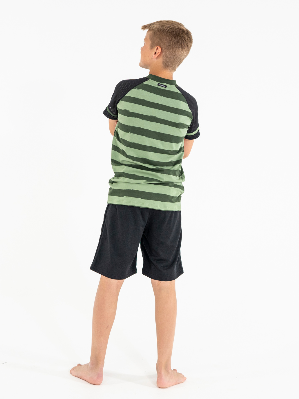 T-skjorte | NS-169 | Outlet Green Stripes