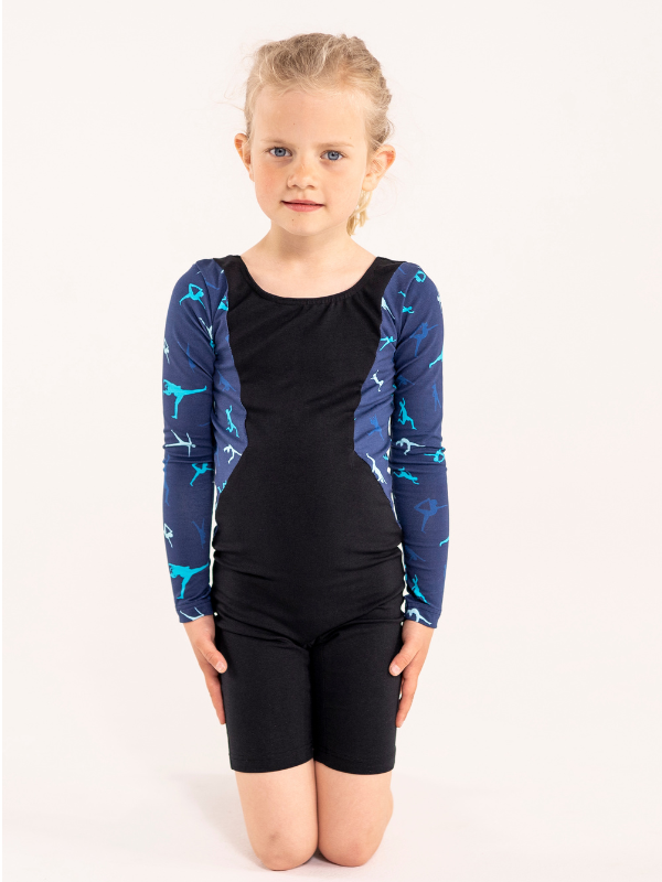 Catsuit | NS-181 Blå gymnast