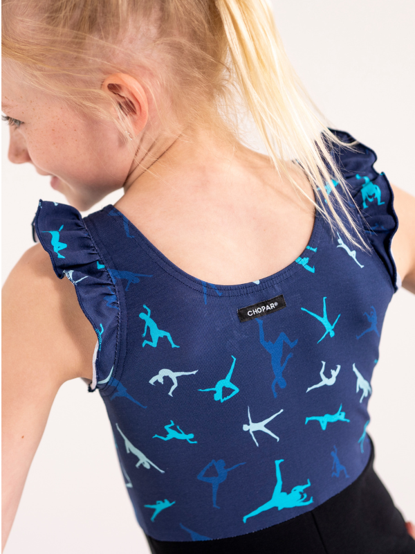 Catsuit | NS-185 Blå gymnast