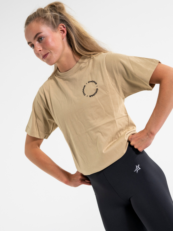 Organic Tee | Women Beige
