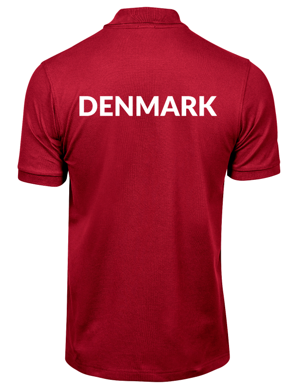 GymDanmark Tee Jays Luxury Polo | Rød