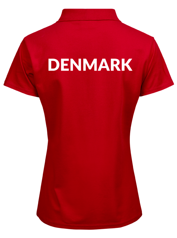 GymDanmark Tee Jays Luxury Polo | Rød