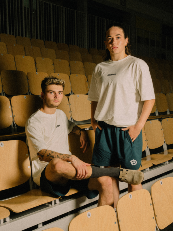 Faceoff shorts | Unisex Petroleumsblå