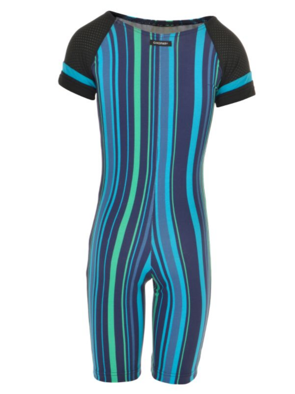 Catsuit | NS-170 Outlet Blue Stripe/Black
