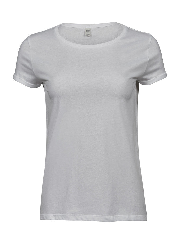 Tee Jays | Roll-Up Tee | Ladies Grey
