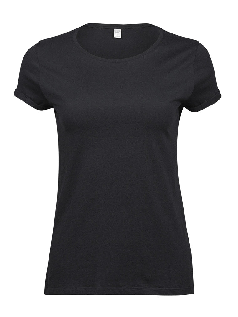 Tee Jays | Roll-Up Tee | Ladies Grey