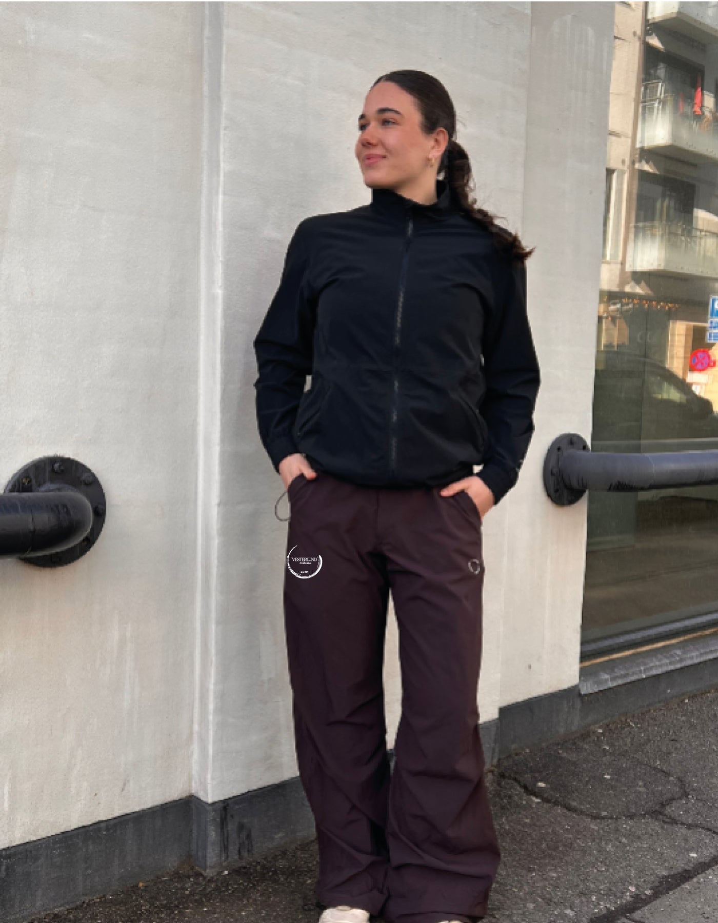 Vesterlund Collective Parachute Pants | Dark Brown