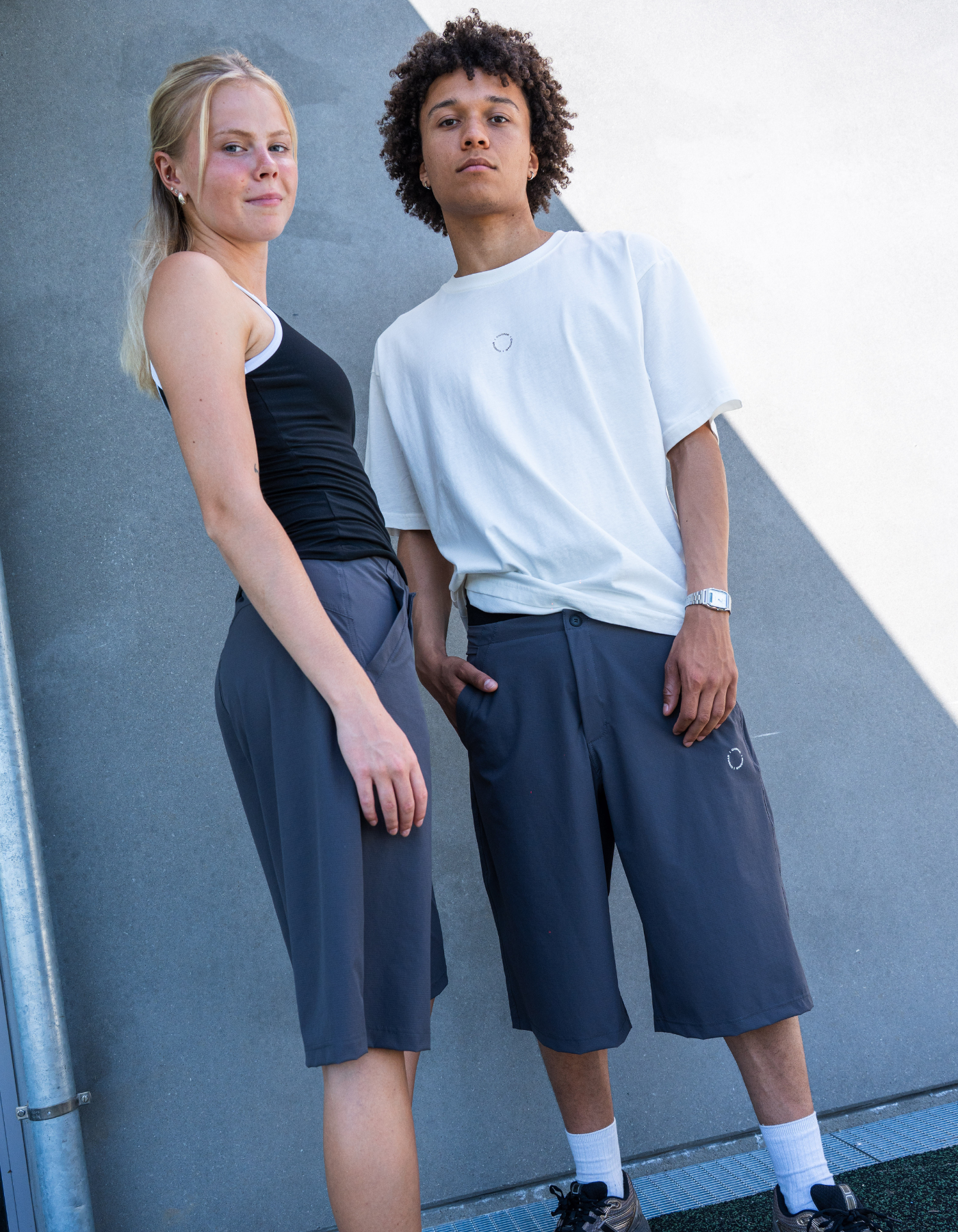 Tech jorts | Unisex | Dark grey