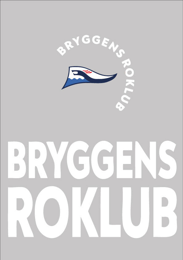 Bryggens Roklub. Logopakke 1 (4 farger)