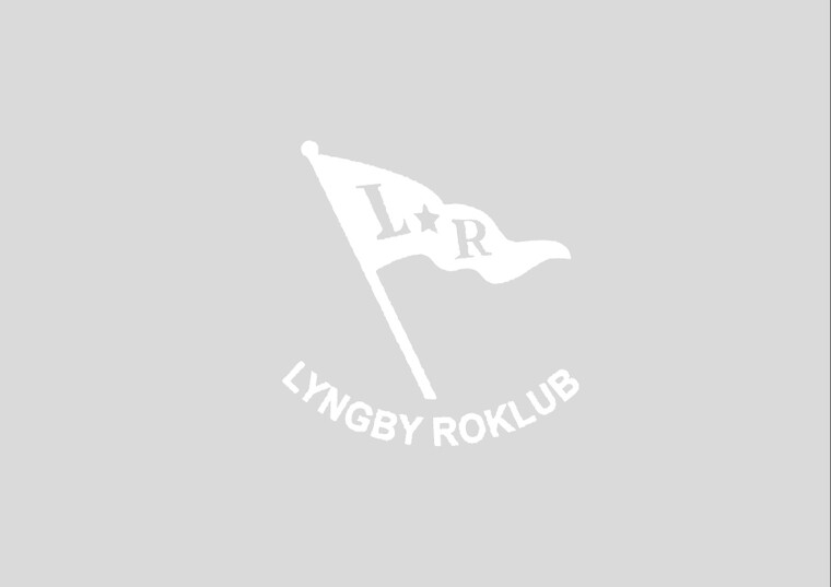 Lyngby Roklub, hvit, 7 cm