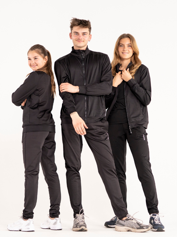 Basic fullzip | Unisex Svart