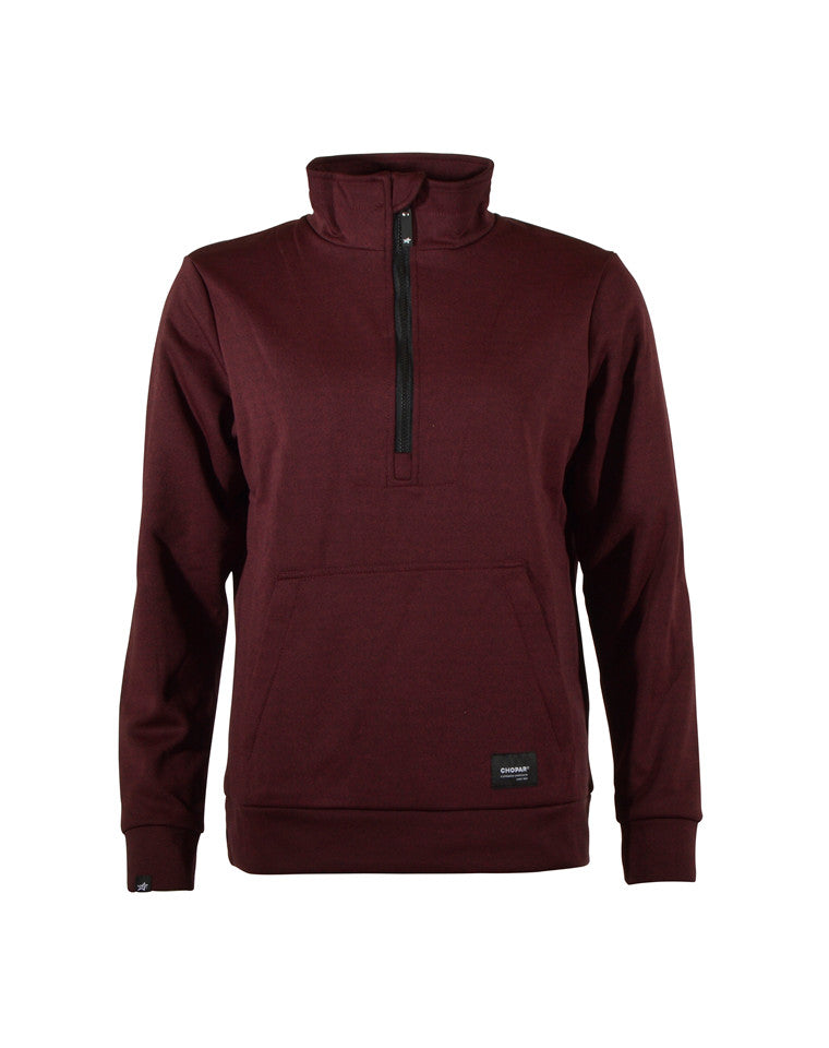 Tago Halfzip Sweatshirt | Dame Bordeaux