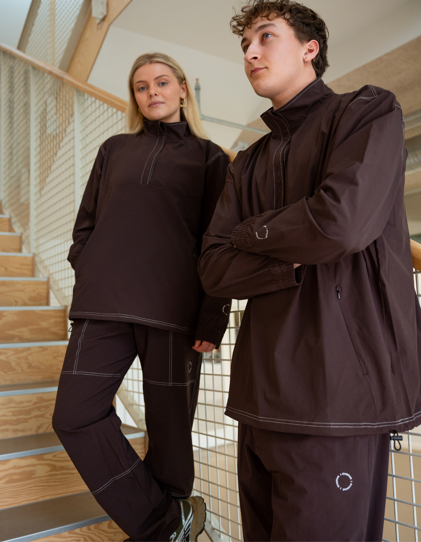 Tech anorak 02 | Unisex | Dark brown