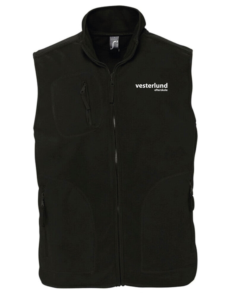 Vesterlund Fleece vest Unisex Svart