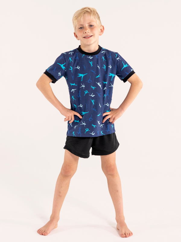 Løs t-skjorte | NS-175 Blå gymnast