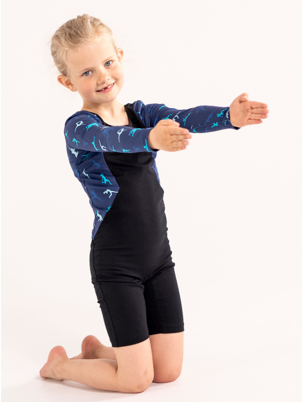 Catsuit | NS-181 Blå gymnast