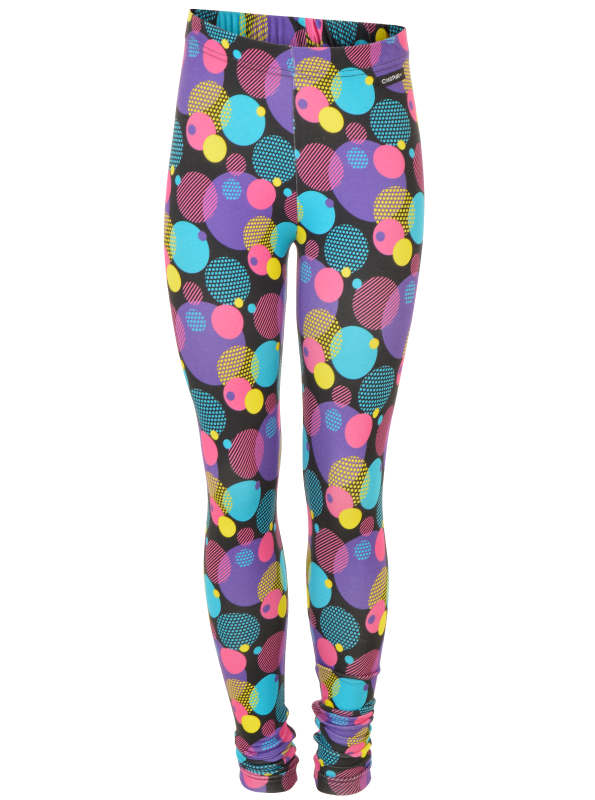 Leggings for barn | NS-142 | Oulet PinkCircle