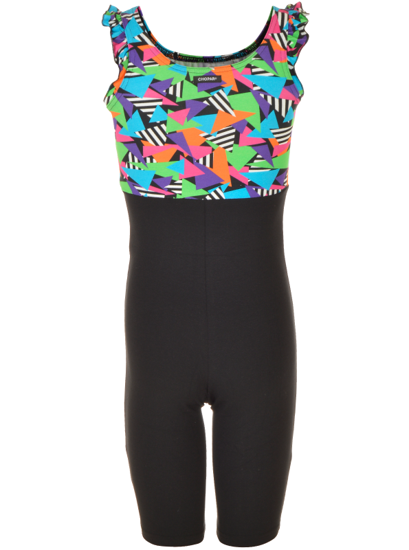 Catsuit | NS-152 Udg Black-Kids Triangle