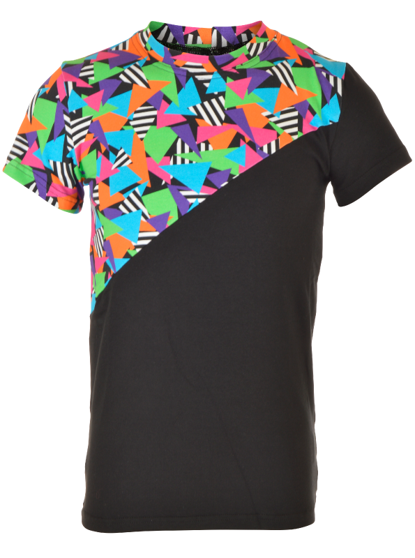 T-skjorte | NS-156 Udg Black-Kids Triangle