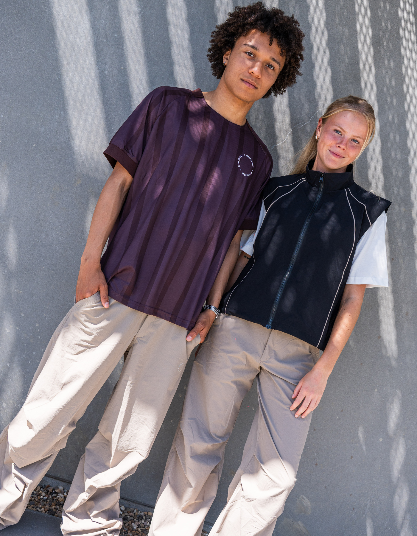 Tech Parachute pants | Unisex | Beige