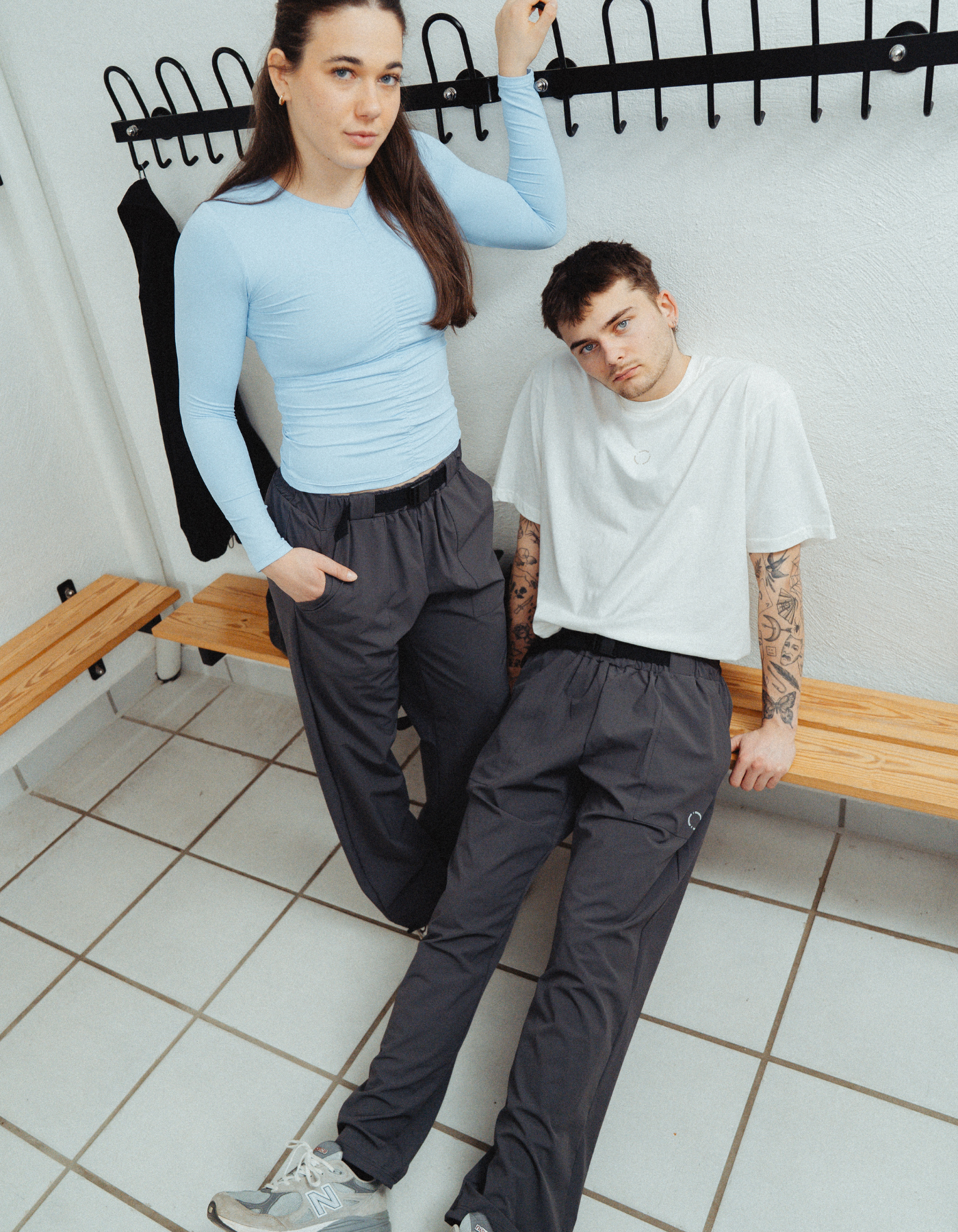 Teknisk beltebukse | Unisex grå