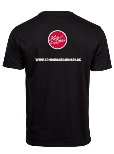Kom og dans | Organic Tee | Unisex Svart