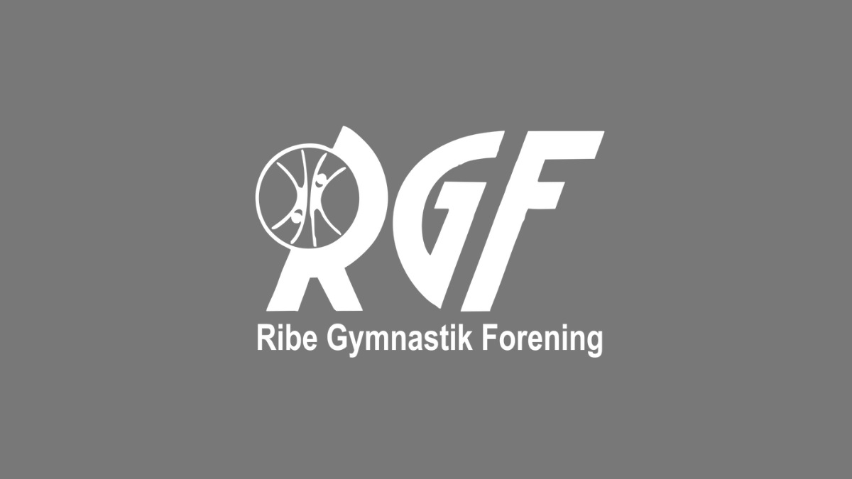 Ribe Logo Hvit, fargestopp, 7 cm
