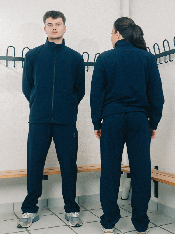Tech 01 full glidelås | Unisex Navy