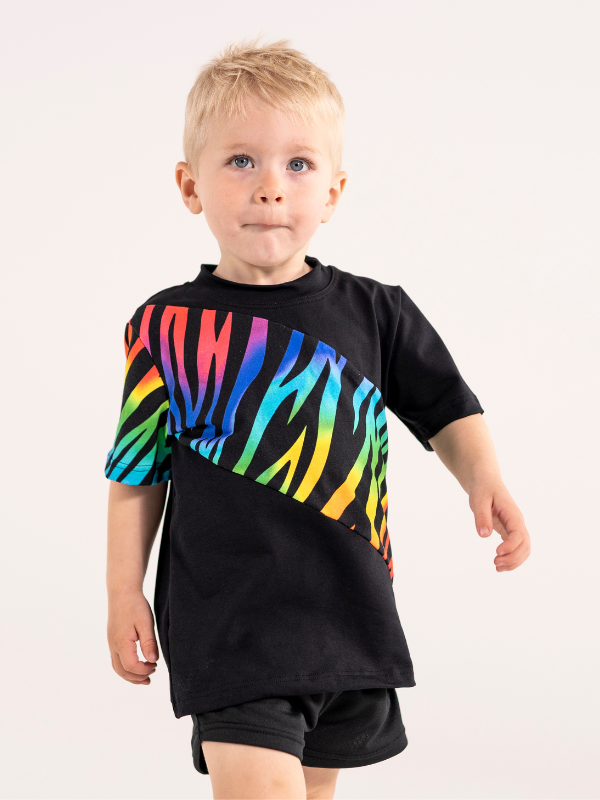 Løs T-skjorte | NS-178 Rainbow tiger
