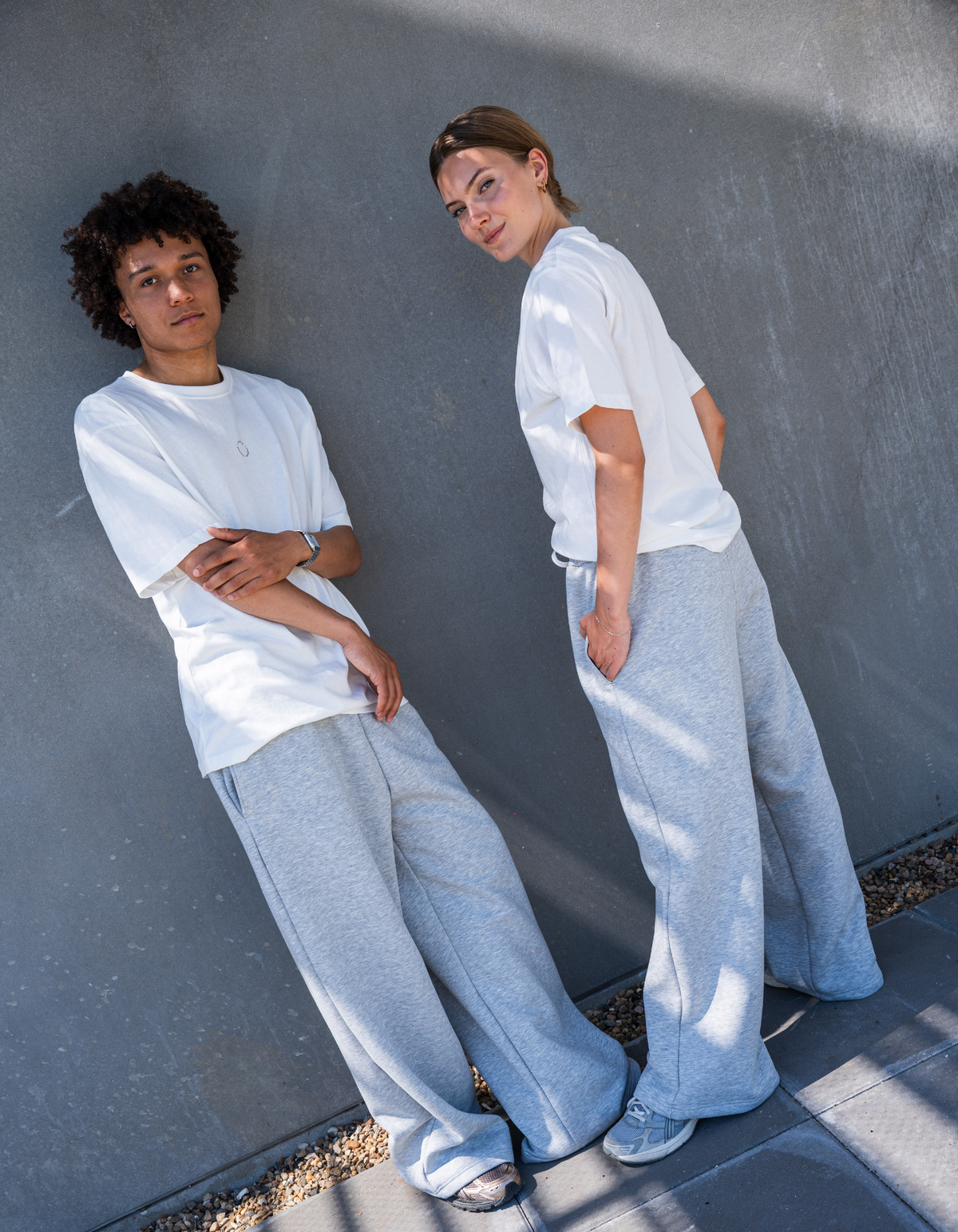 Wide sweatpants | Unisex | Grey
